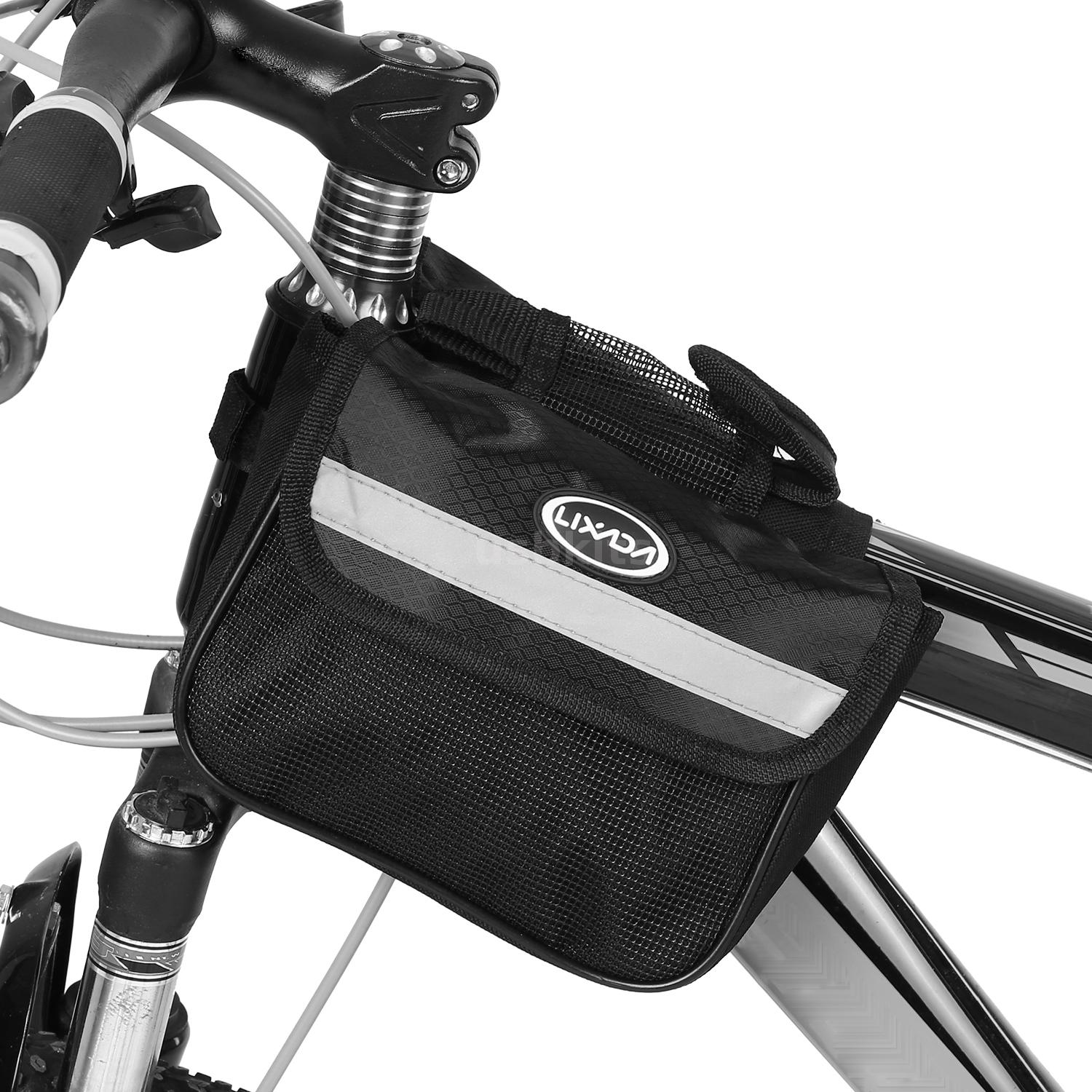 Waterproof Bike Top Tube Bag Cycle Frame Double Pouch Cycling Pack ...